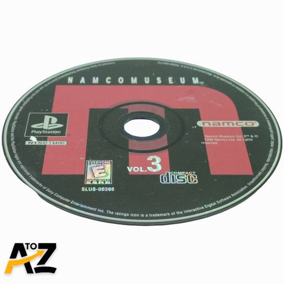 Playstation 1 PS1 Namco Museum Vol. 3 Galaxian, Ms. Pac-Man, Dig Dug Black Label - Picture 6 of 7